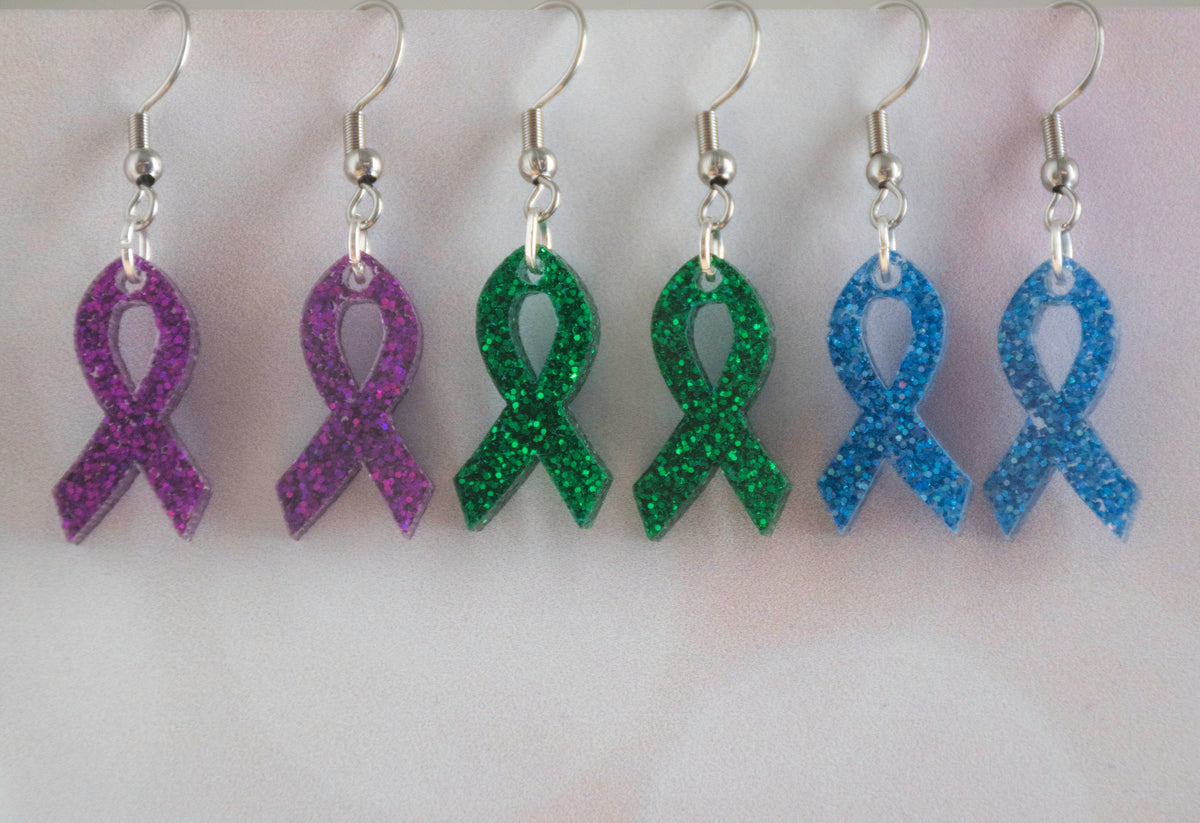 Breast cancer store awareness earrings